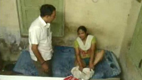 A maid gets sexually penetrated by her employer when they are the only ones at the residence