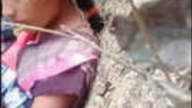 Indian wife has outdoor sex in the countryside