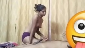 A charming South Asian woman performs oral sex and is vigorously penetrated