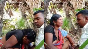 Three outdoor clips of a village bhabhi engaging in sexual activity