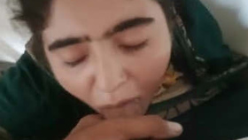 A beautiful Pakistani woman relishes receiving semen in her mouth