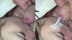 Indian girl from Desi background dozing off
