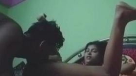 Married beauty from Bengal indulges in oral and vaginal pleasure