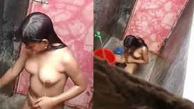 Indian teenage sister's nude bath recorded by observant cousin