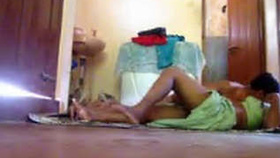 Filmed at home, Indian beauty indulges in passionate sex