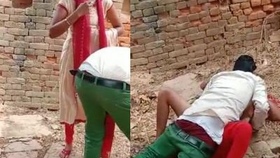 Indian paramour busted outdoors mid-coitus