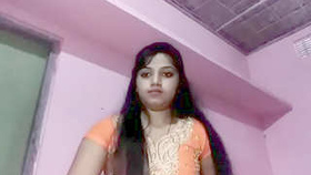 Indian village sister reveals her attractive breasts