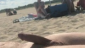 Spread out on a beach of fruits and orgasm, but not from me