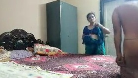 Indian village bhabi's first encounter with her father in love