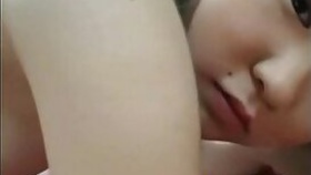 Playing with busty Asian webcam girl