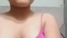 Cute Indian bhabi flaunts her big assets in this video