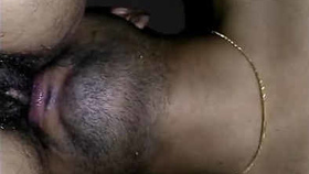 Indian husband pleases his wife with oral sex