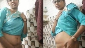 Indian bhabi displays and engages in sexual activity