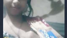 Village girl from India reveals her breasts and intimate parts