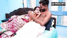 Experience the passion of Sudipa and her husband in a steamy Indian full-length film