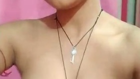 Indian woman records herself satisfying her partner in an intimate video