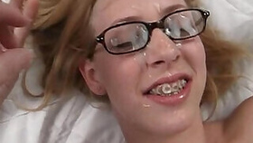 Fucking a schoolgirl with braces
