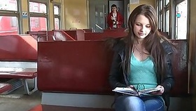 Girl picked in a train and penetrated in mouth and pussy