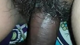 Desi girl fucked her boyfriend's hairy cock
