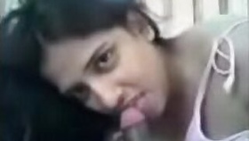 Indian horny teenage couple having hot sex, sucking and fucking