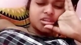 Sexy girl on video call romance with her boyfriend video