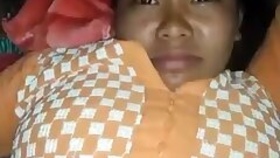 Assamese girl jerks off her pussy and fucks her lover in the ass