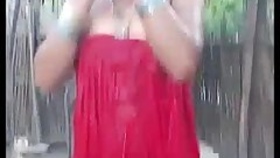 Indian desi girl with an open top