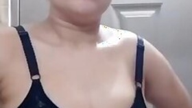 Beautiful Wife Trying On New Bra