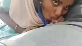 Giving a blowjob to a coworker