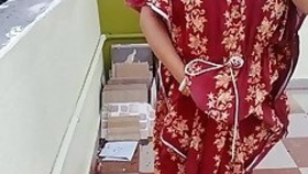 Mama's sex in desi Lover helps with room in the Hall