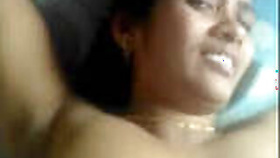 Tamil wife gently pushes her breasts and shows off her beautiful armpit