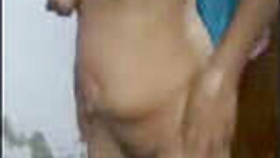 Naked Aunt Desi recorded after sex